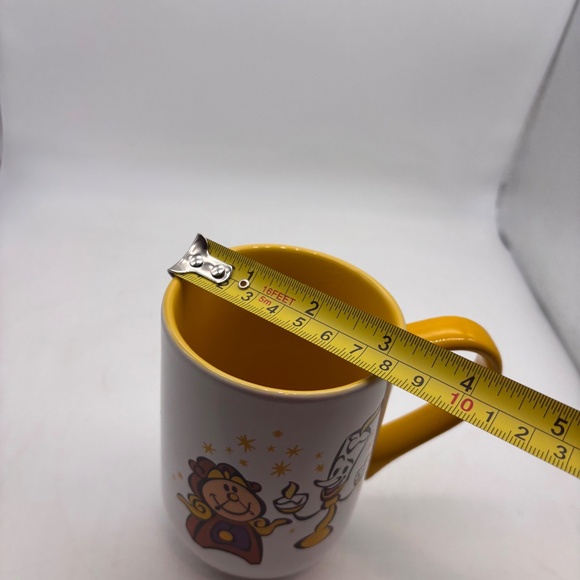 Disney Beauty and the Beast Lumiere and Cogsworth Cartoon Coffee Mug - Picture 13 of 13